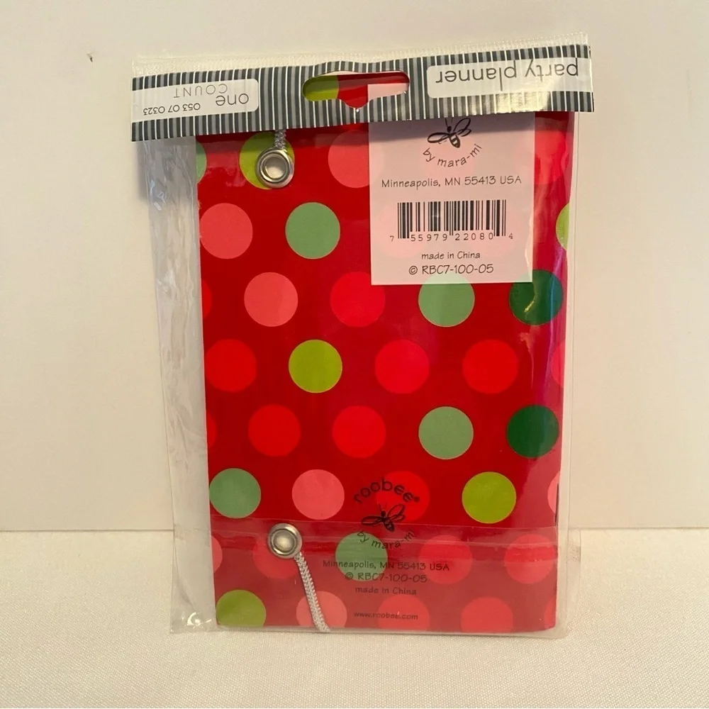 Christmas Two Sided Printable Self Mailers 50 Pieces & Party Planning Notebook